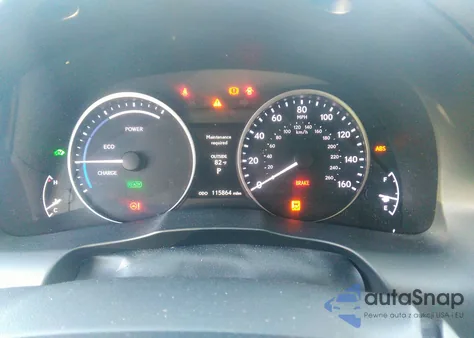 2013 Lexus Es 300H z USA, uszkodzony, nr VIN JTHBW1GG6D2025753